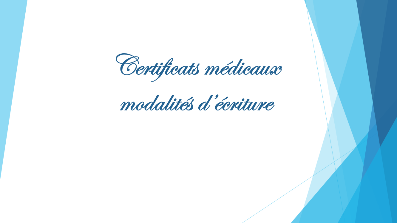 certificats